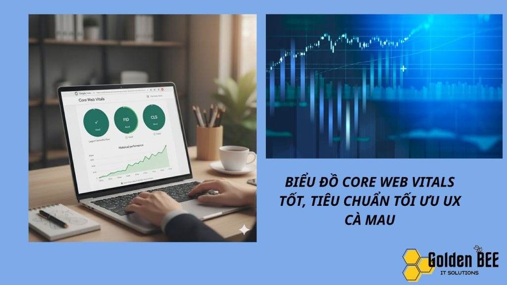 Biểu đồ Core Web Vitals tốt, tiêu chuẩn tối ưu UX Cà Mau