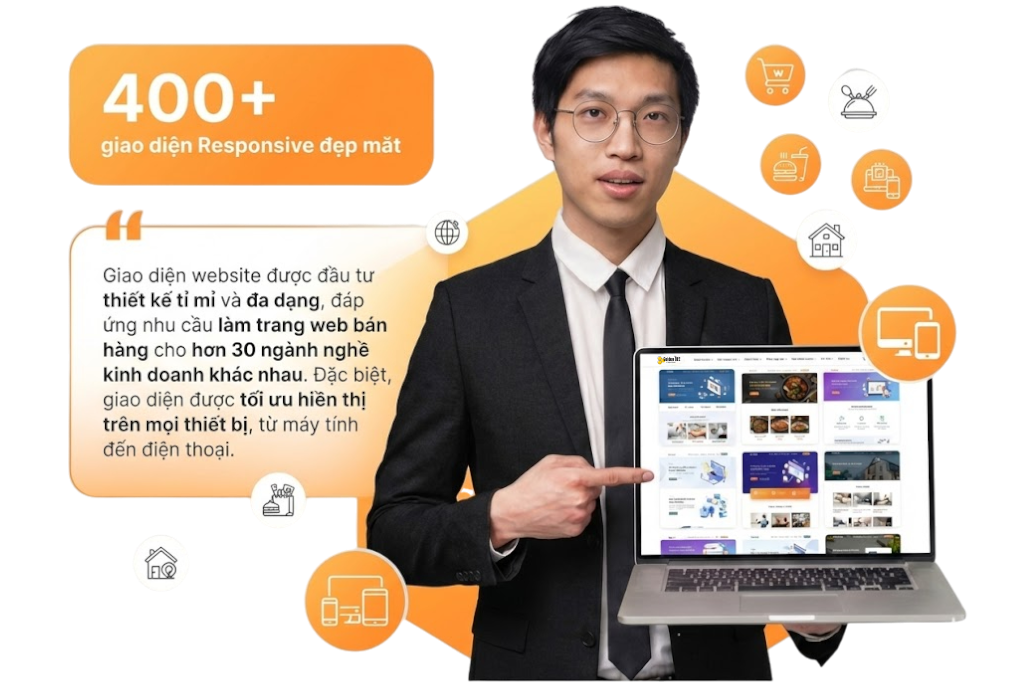 400+ giao diện Responsive đẹp mắt