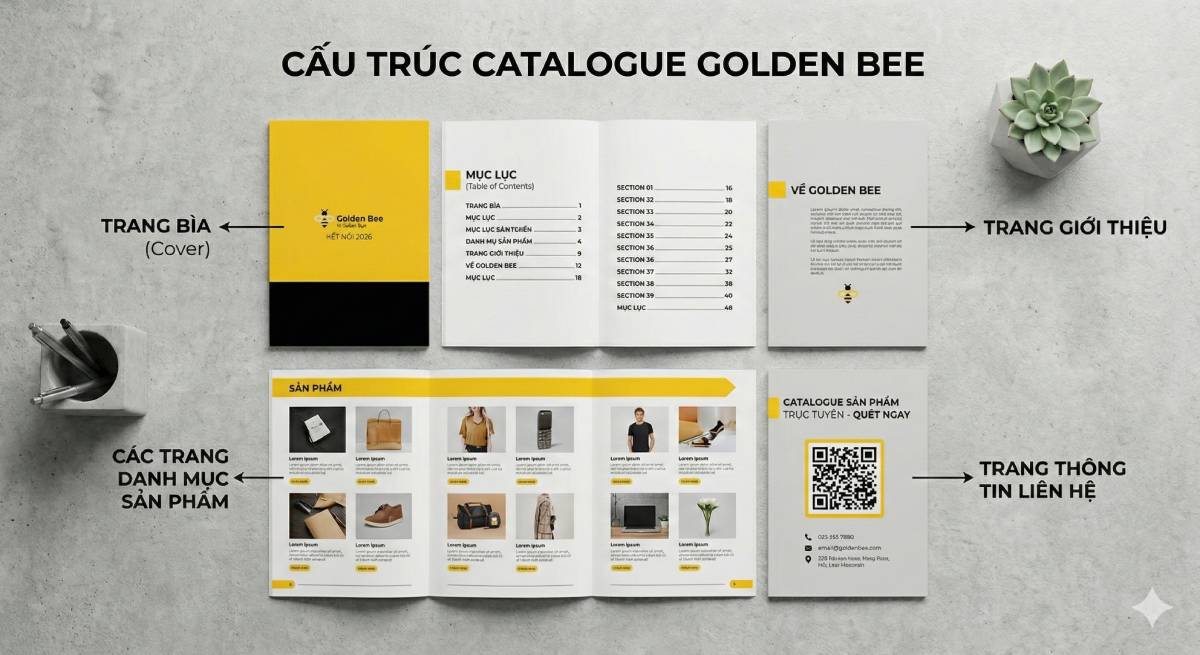 Thiết kế Catalogue sản phẩm chuyên nghiệp 2026: Cấu trúc, layout ...