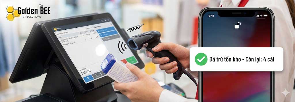Giải pháp đồng bộ tồn kho thời gian thực giữa online và offline.