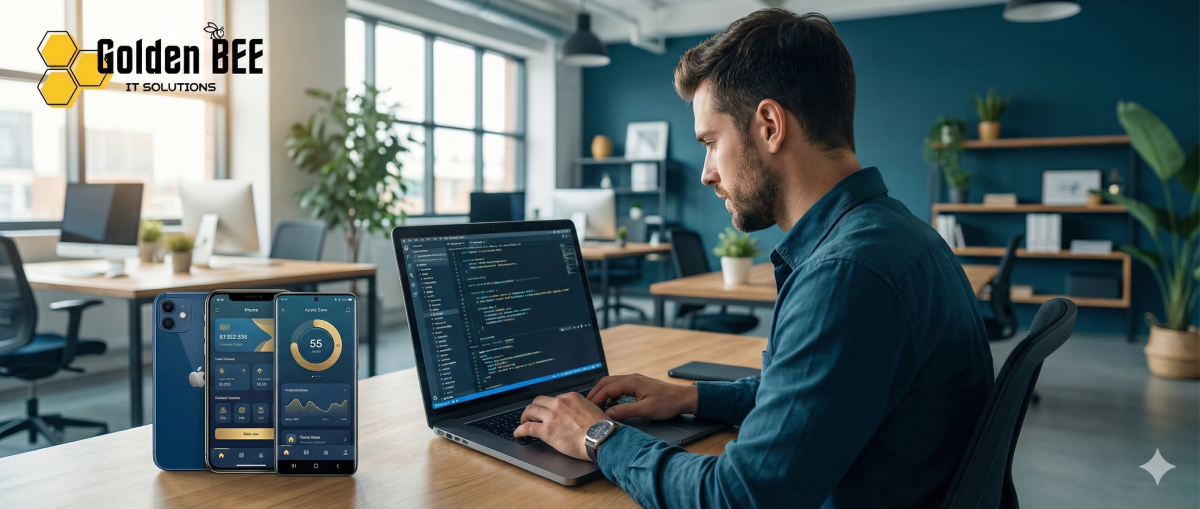 Dịch vụ lập trình mobile app chuyên nghiệp tại Golden Bee - Phát triển ứng dụng Android và iOS