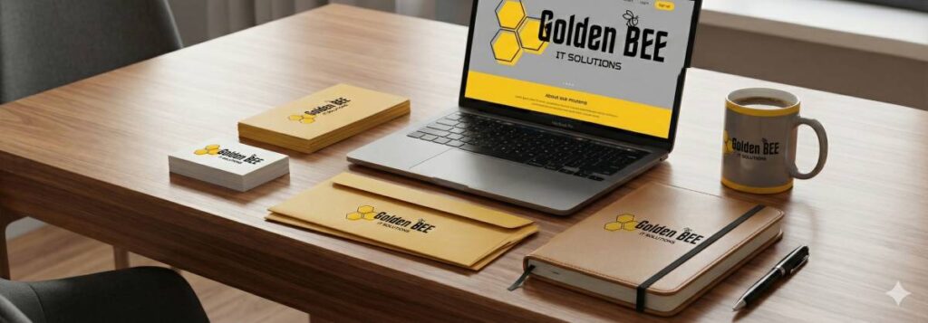 Dịch vụ thiết kế bộ nhận diện thương hiệu chuyên nghiệp cho doanh nghiệp - Golden Bee