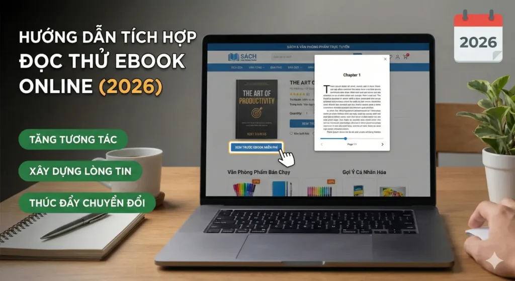 Tích hợp tính năng đọc thử ebook trên website: Hướng dẫn từ A-Z - Tin tức Golden Bee