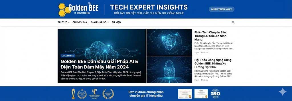 Logo thương hiệu trên website tin tức chuyên ngành - biểu tượng của uy tín và chuyên môn