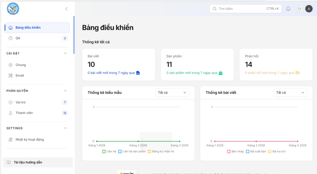 Thiết Kế Website Tôm Giống An Tâm Phát