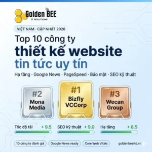 Top 10 công ty thiết kế website tin tức uy tín tại Việt Nam 2026