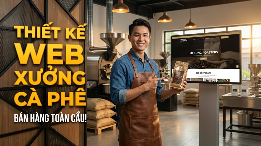 Thiết kế web xưởng cà phê tại Cần Thơ giúp tăng doanh thu - Tin tức Golden Bee