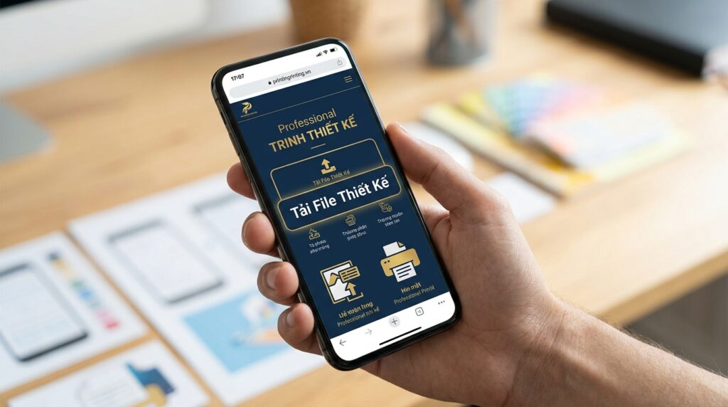 Tính năng tải file trên web in decal