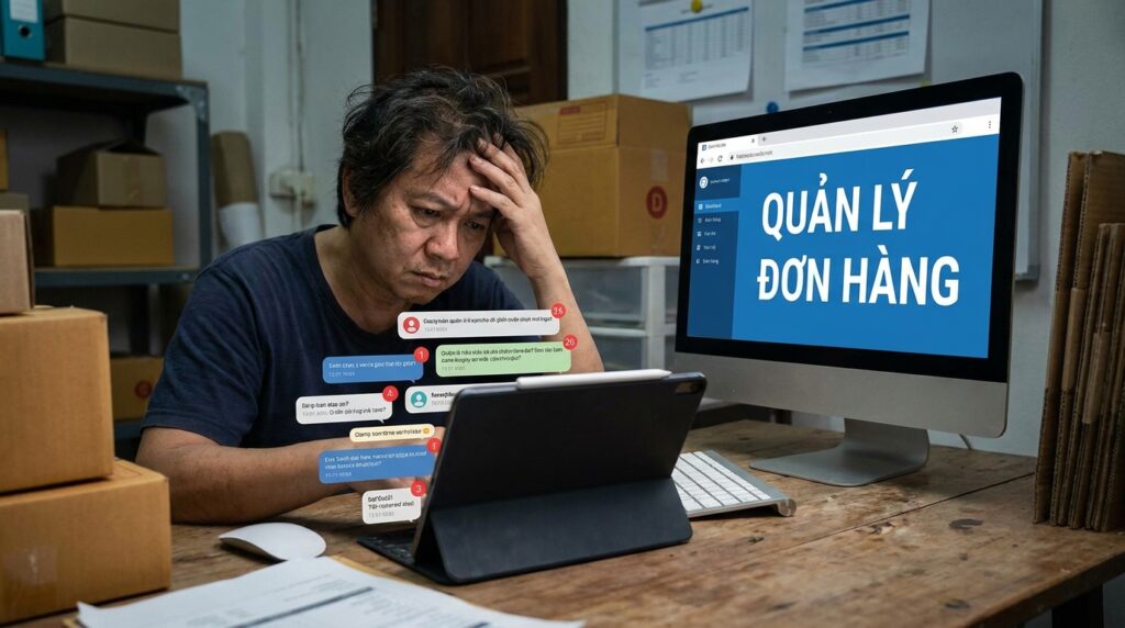 Quản lý cửa hàng phụ kiện công nghệ qua nền tảng website.