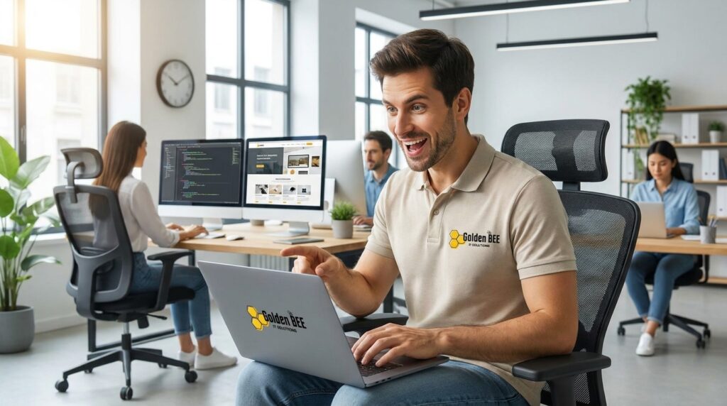 Chuyên gia copywriter của Golden Bee tư vấn thiết kế web vệ sinh nhà ở chuẩn SEO.