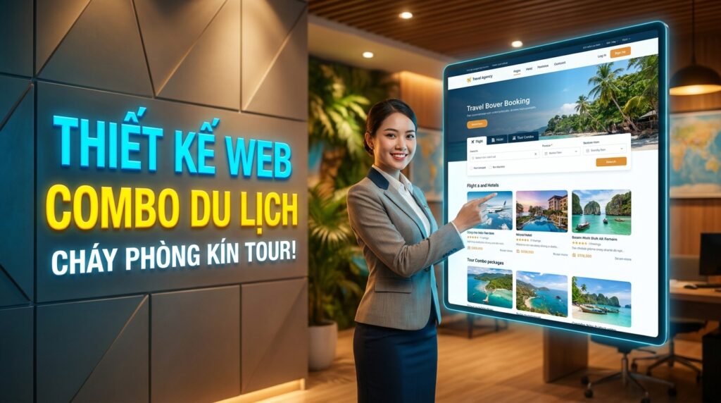 Thiết kế website combo du lịch Cần Thơ giúp tăng khách đặt chỗ - Tin tức Golden Bee