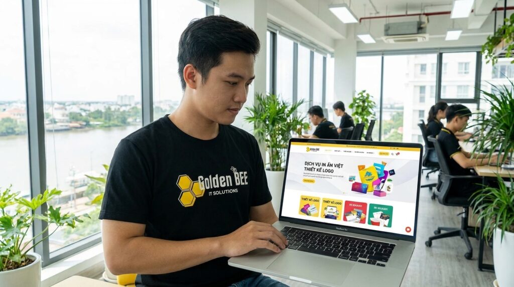 Golden Bee cung cấp giải pháp web in decal