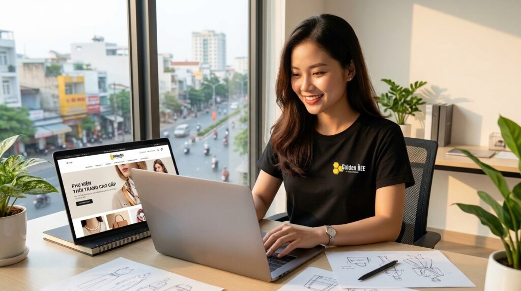 Golden Bee cung cấp giải pháp web cửa hàng phụ kiện