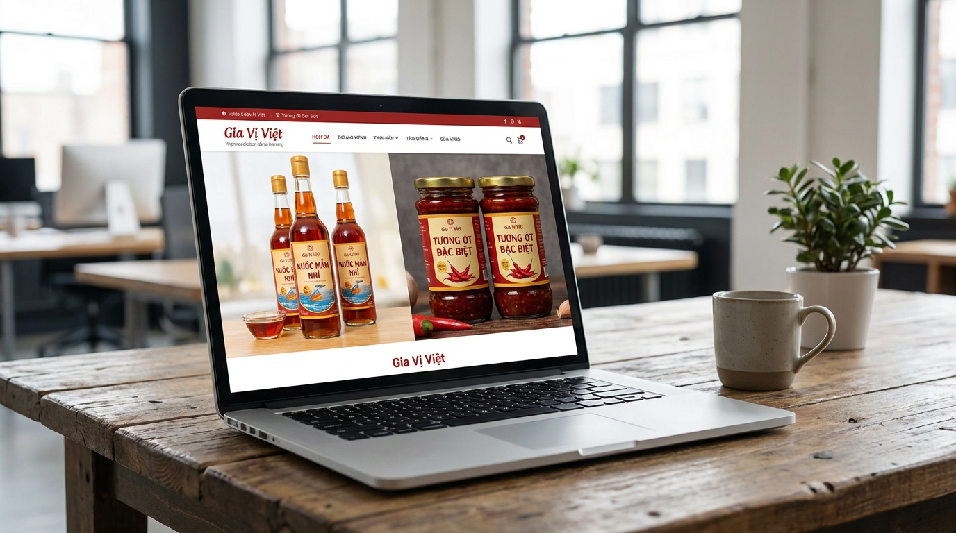 Thiết Kế Website Sản Xuất Bột Ngọt, Tương Ớt, Nước Chấm Tại Cần Thơ – Giải Pháp Bán Hàng Chuyên Nghiệp 2026