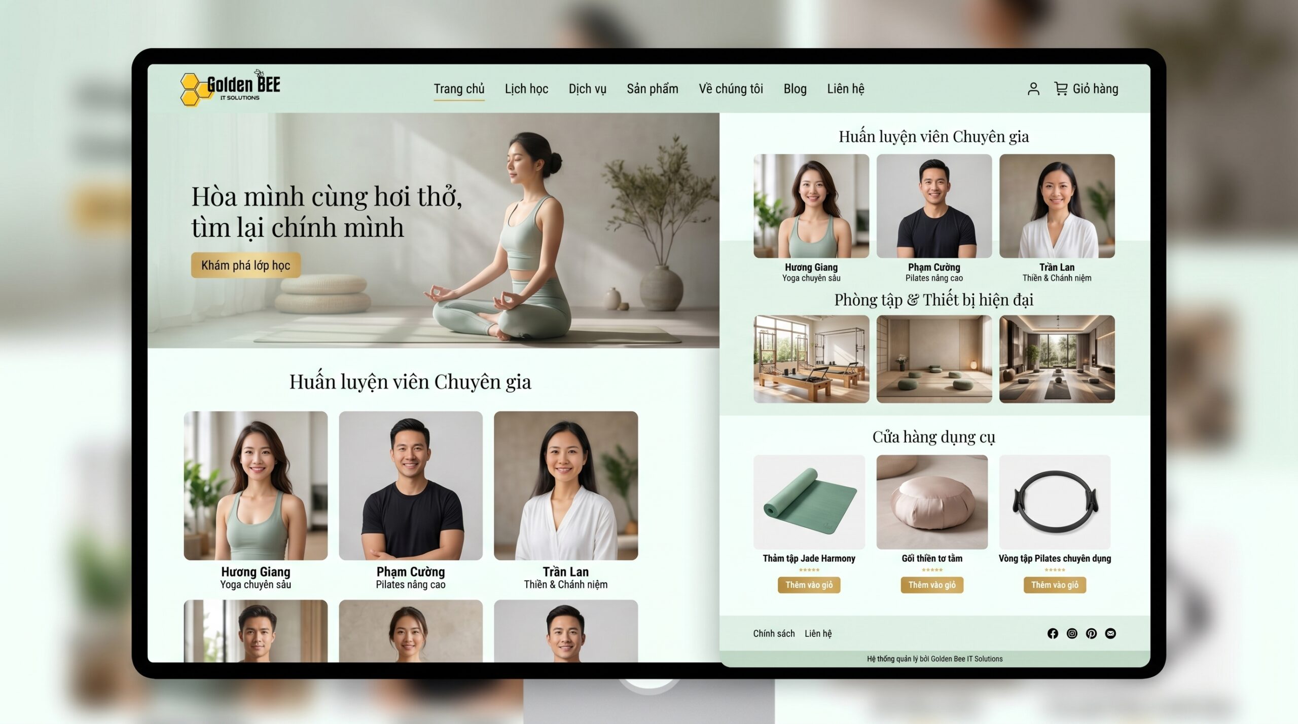 Thiết Kế Web Phòng Yoga Chuyên Nghiệp Giúp Doanh Nghiệp Nâng Tầm Đẳng Cấp Đột Phá Doanh Thu