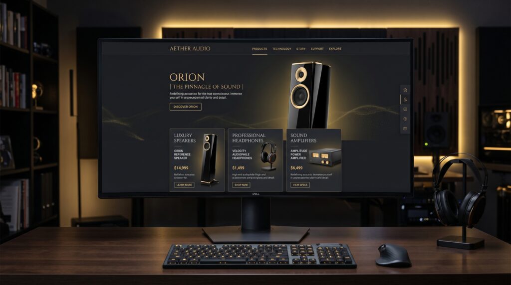 Thiết kế web thiết bị âm thanh tại Cần Thơ giúp bứt phá doanh số - Tin tức Golden Bee