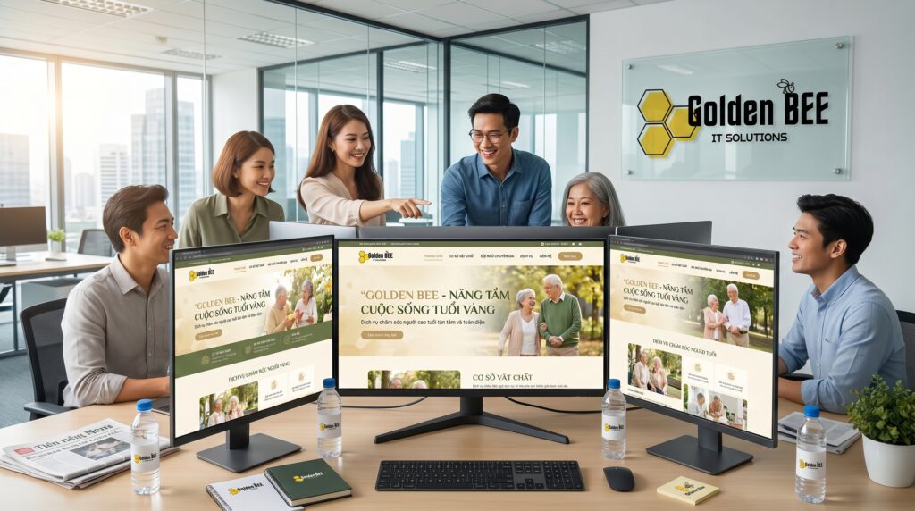 Đội ngũ Golden Bee triển khai website viện dưỡng lão chuyên nghiệp
