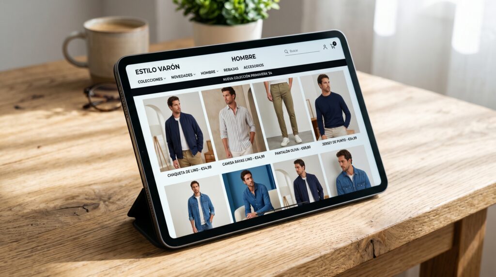 Kiểm tra tốc độ vận hành mượt mà của hệ thống thiết kế web thời trang nam
