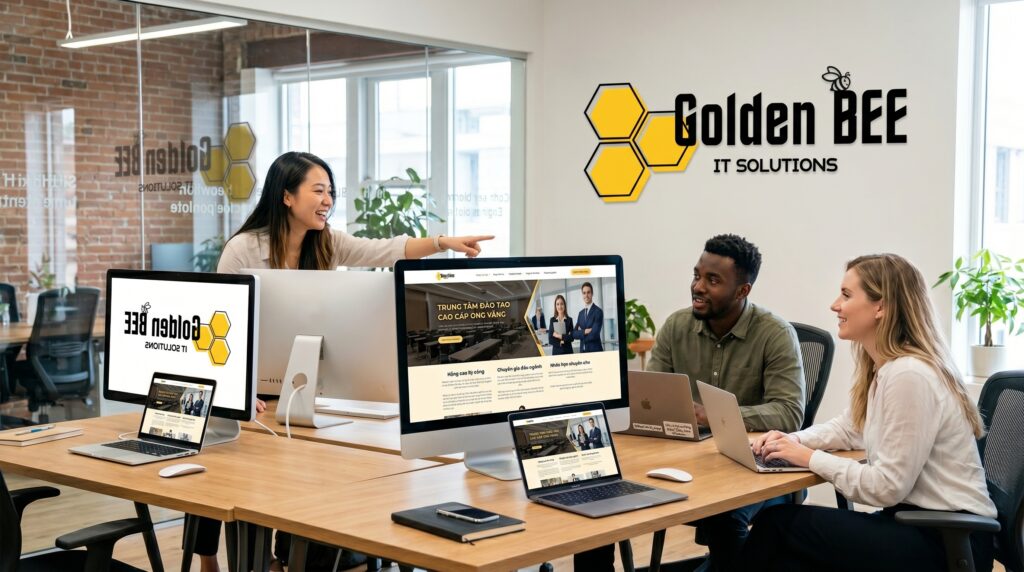 Đội ngũ Golden Bee triển khai website trung tâm kỹ năng chuyên nghiệp