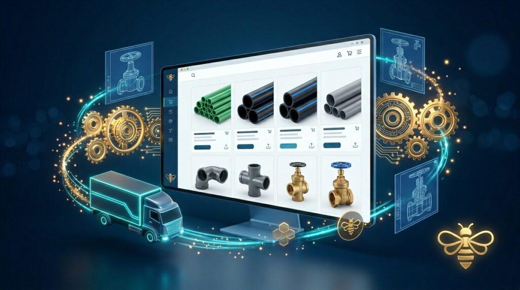 Thiết kế website sản xuất ống nhựa phụ kiện nước chuẩn SEO - Tin tức Golden Bee