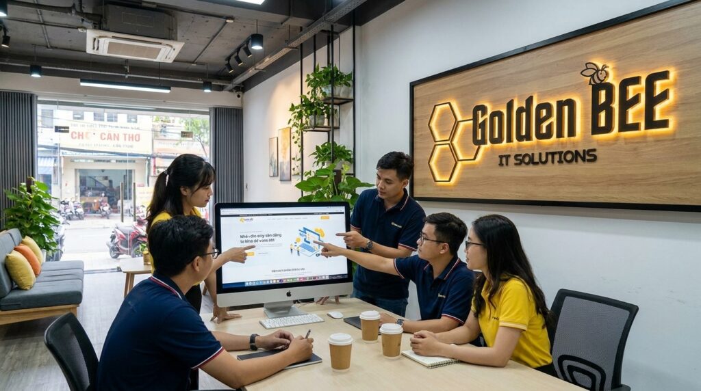 Đội ngũ thiết kế web chuyên nghiệp tại Golden Bee Cần Thơ