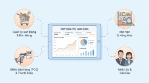 Thiết Kế Phần Mềm Theo Yêu Cầu ERP Dành Cho Siêu Thị: Giải Pháp Tối Ưu Quản Trị Bán Lẻ Toàn Diện