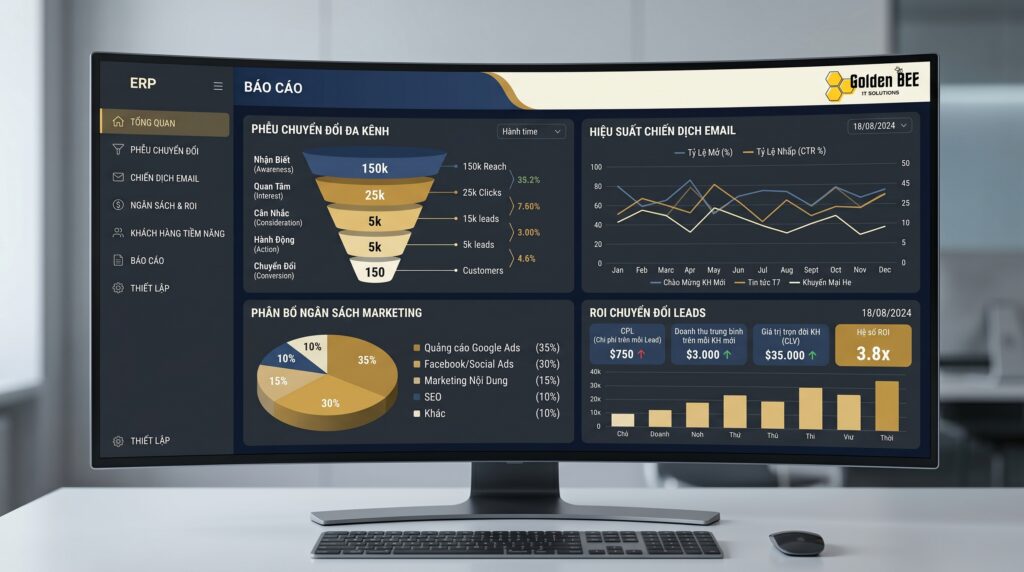 Thiết Kế Phần Mềm Theo Yêu Cầu ERP Lĩnh Vực Marketing Giúp Số Hóa Quy Trình Và Nâng Cao Năng Suất - Tin tức Golden Bee