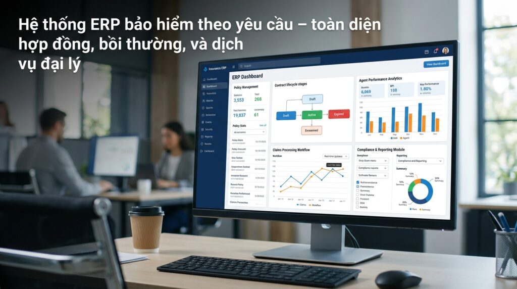 Viết Phần Mềm Theo Yêu Cầu ERP Lĩnh Vực Bảo Hiểm Số Hóa Toàn Diện Tăng Doanh Thu 2026 - Tin tức Golden Bee