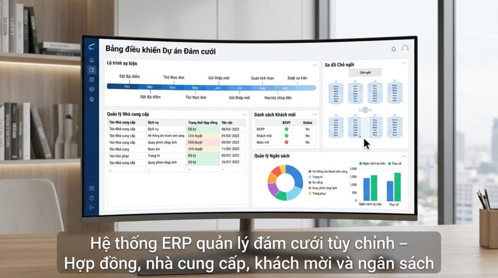 Viết Phần Mềm Theo Yêu Cầu ERP Lĩnh Vực Cưới Hỏi Quản Lý Toàn Diện Tăng Doanh Thu 2026 - Tin tức Golden Bee