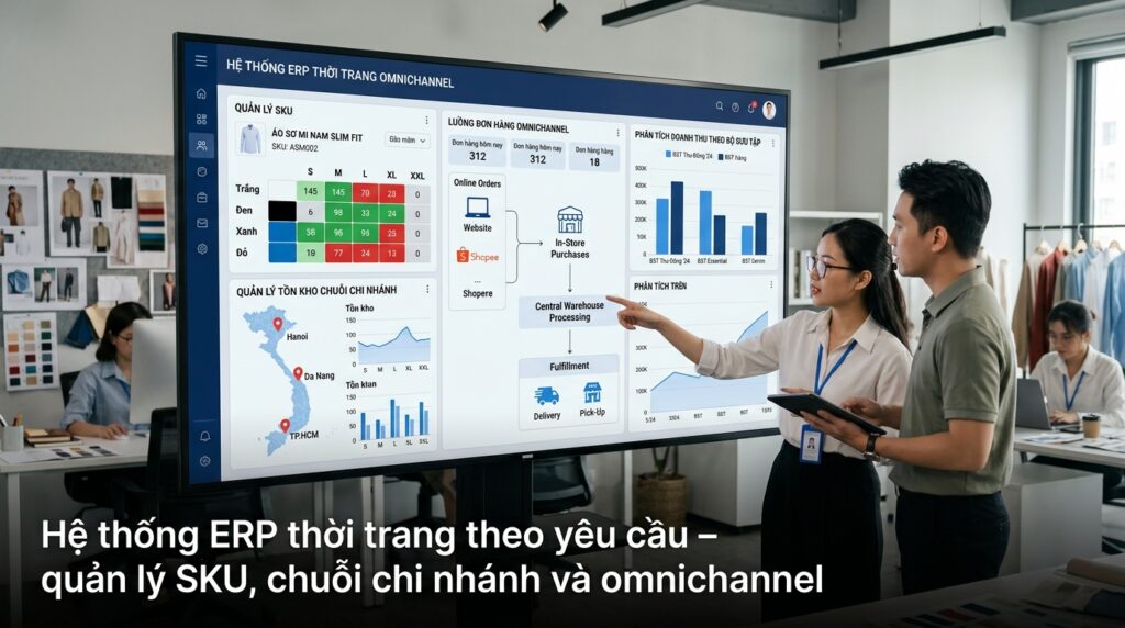 Viết Phần Mềm Theo Yêu Cầu ERP Lĩnh Vực Thời Trang Quản Lý Chuỗi Tăng Doanh Thu 2026 - Tin tức Golden Bee