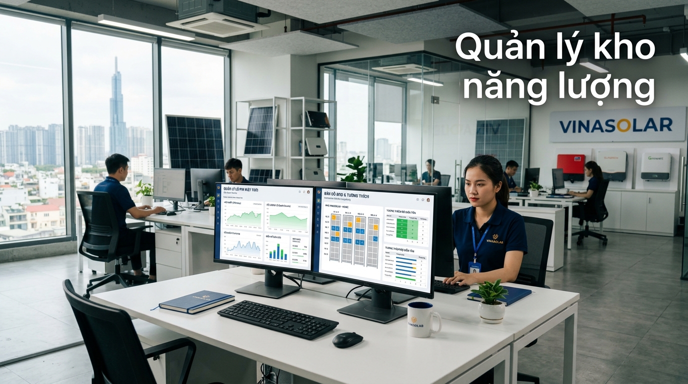 Phần Mềm Quản Lý Kho Điện Mặt Trời & Năng Lượng Tái Tạo Chuyên Nghiệp – Lập Trình Theo Yêu Cầu