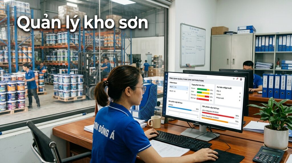 Viết Phần Mềm Quản Lý Kho Sơn & Hoàn Thiện Theo Yêu Cầu - Tin tức Golden Bee