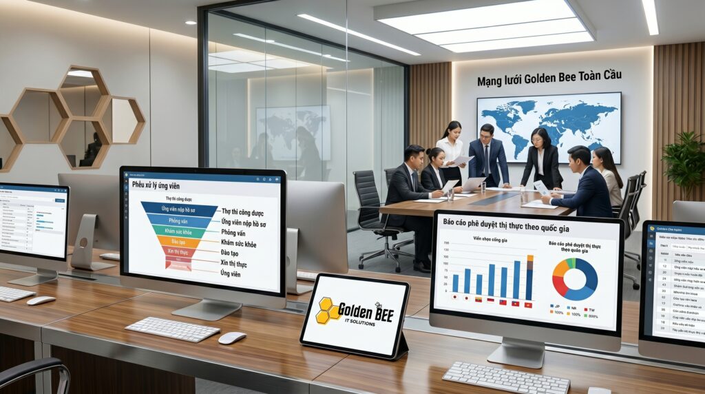 Doanh nghiệp phái cử bứt phá năng suất nhờ hệ thống phần mềm ERP xuất khẩu lao động
