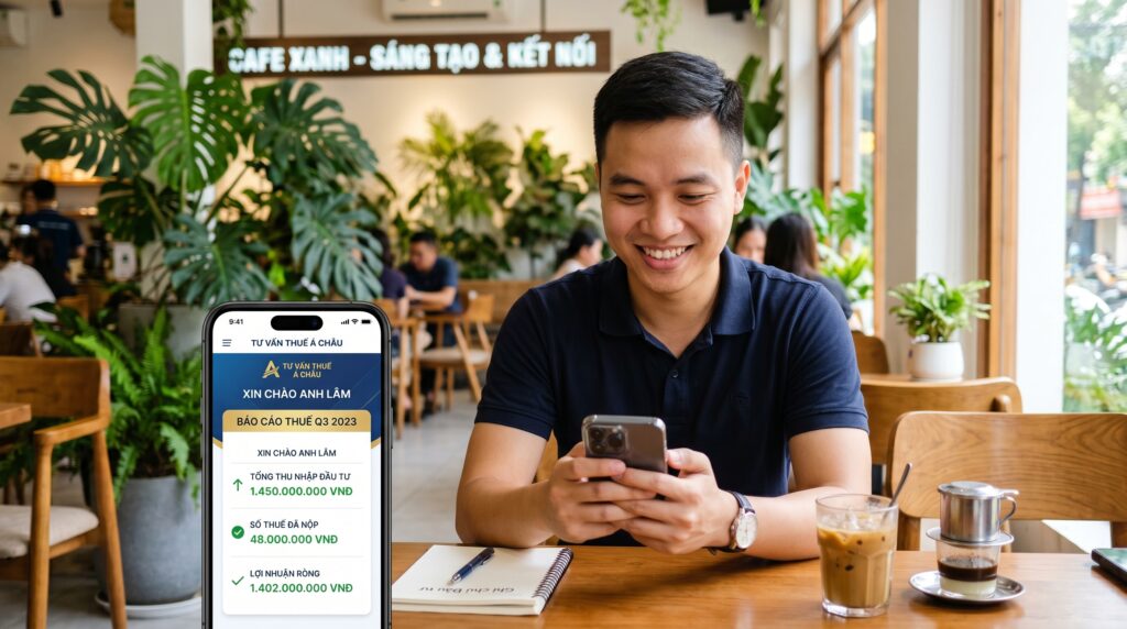 Thiết kế web tài chính tư vấn thuế tương thích mọi thiết bị di động
