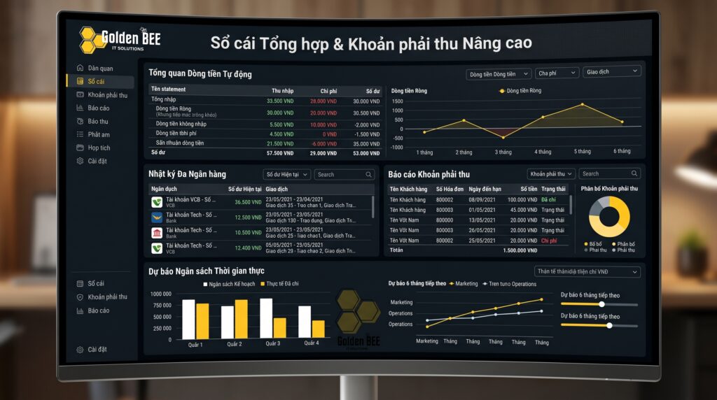 Phân hệ quản lý kế toán tổng hợp và đối soát công nợ tự động trên ERP