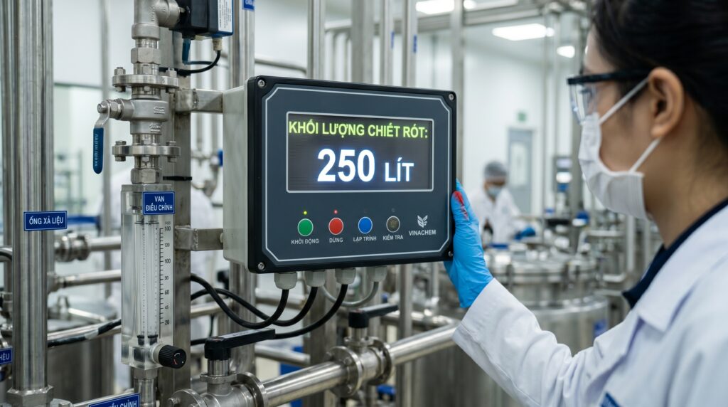 Theo dõi định mức hao hụt vật tư qua phần mềm quản lý kho hoá chất công nghiệp theo yêu cầu