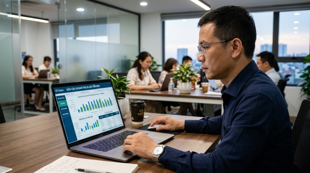 Quản lý dòng tiền và chi phí kho vật liệu kính hiệu quả khi chọn viết phần mềm theo yêu cầu