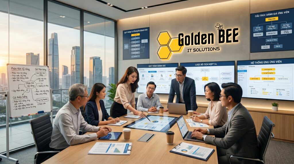 Đội ngũ Golden Bee tư vấn số hóa quy trình quản trị tuyển dụng tổng thể