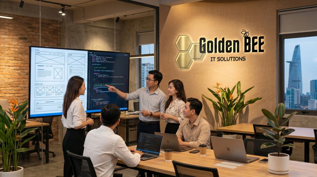Thiết kế web tài chính tư vấn đầu tư chuẩn SEO tại Golden Bee