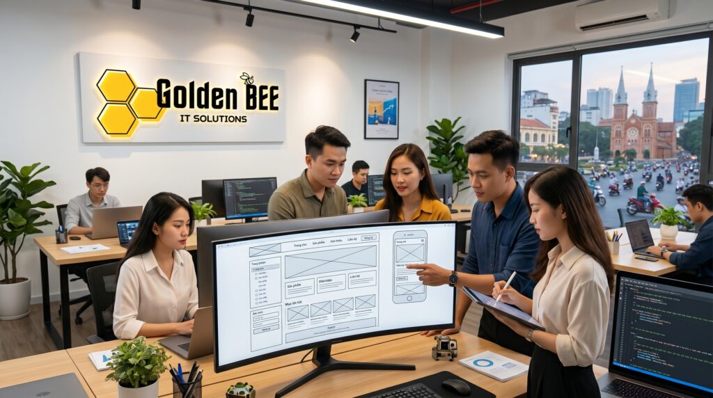 Thiết kế website công ty tài chính chuẩn SEO tại công ty Golden Bee
