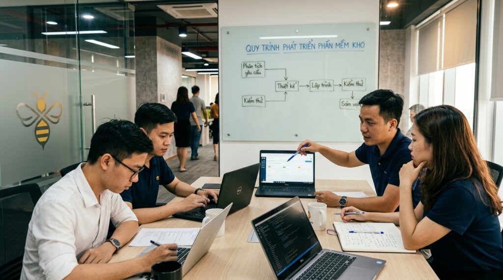 Quy trình phát triển hệ thống chuyên nghiệp của dịch vụ viết phần mềm theo yêu cầu