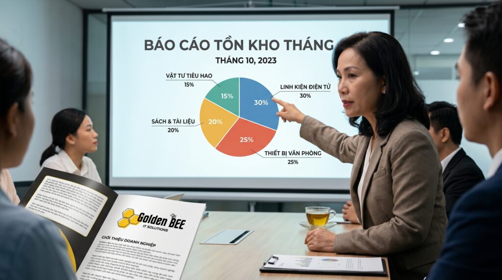 Xem báo cáo phân tích trên phần mềm quản lý kho kim loại & thép theo yêu cầu