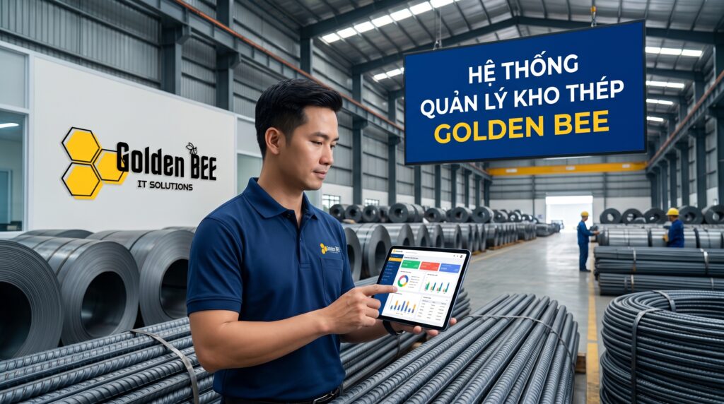 Viết phần mềm quản lý kho kim loại & thép theo yêu cầu - Tin tức Golden Bee