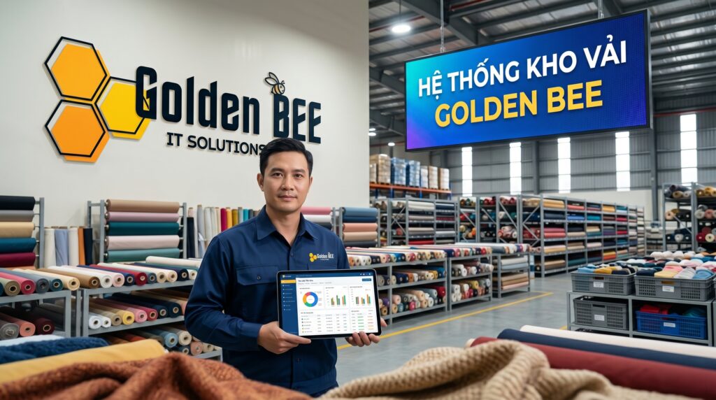 Viết phần mềm quản lý kho vải & nguyên phụ liệu may theo yêu cầu - Tin tức Golden Bee