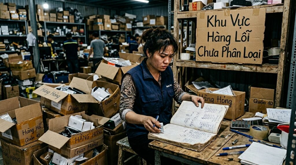 Những khó khăn rủi ro khi chưa viết phần mềm quản lý kho kho hàng hoàn trả theo yêu cầu