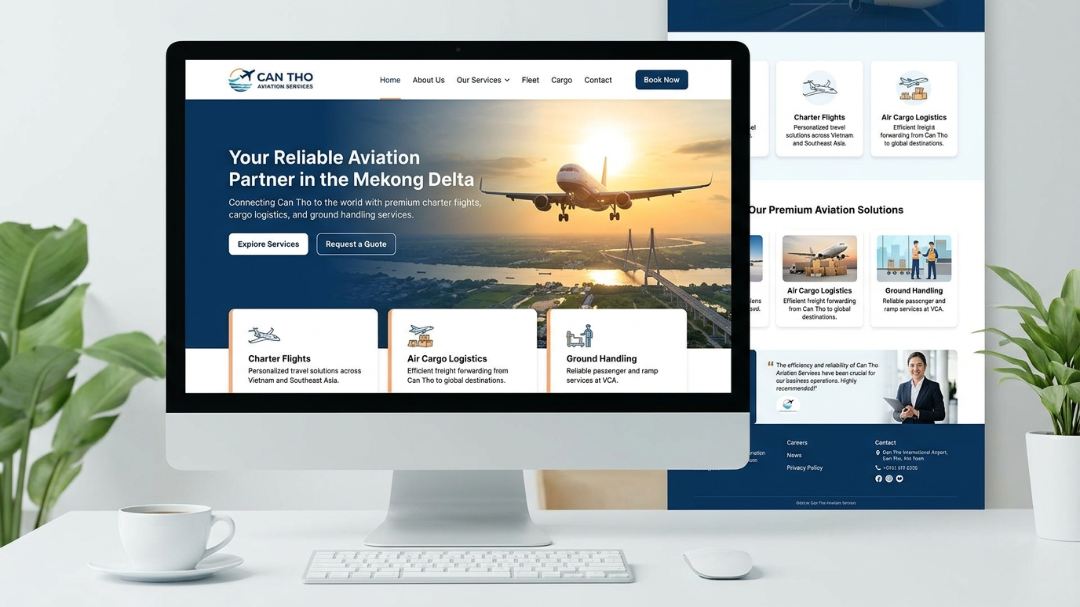 Thiết Ke Web Vận Tải Cần Thơ Chuyên Nghiệp Giúp Doanh Nghiệp Tăng Trưởng Doanh Thu Vượt Trội Và Uy Tín