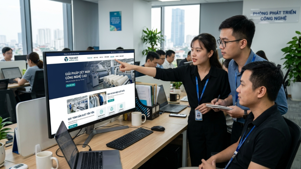 Thiết Kế Web Dệt May Cần Thơ Uy Tín Giúp Doanh Nghiệp Đột Phá Doanh Thu Tăng Trưởng Bền Vững Khối Tài Sản Lớn - Tin tức Golden Bee