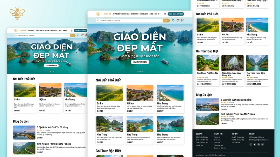 Thiết Kế Web Du Lịch Chuyên Nghiệp Giúp Thu Hút Khách Hàng Tăng Trưởng Doanh Thu Vượt Trội