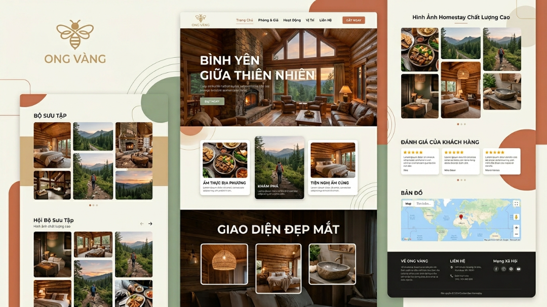 Thiết Kế Web Homestay Chuyên Nghiệp Giúp Đột Phá Doanh Thu Phòng Đạt Chuẩn 5 Sao