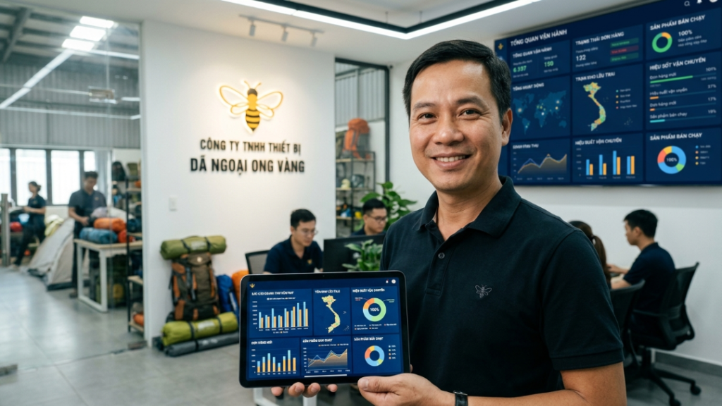 Thiết Kế Phần Mềm Theo Yêu Cầu Quản Lý Kho Thiết Bị Cắm Trại Chuyên Nghiệp - Tin tức Golden Bee